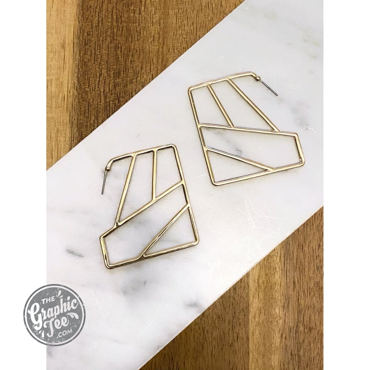 Janie Geometric Hoop - The Graphic Tee