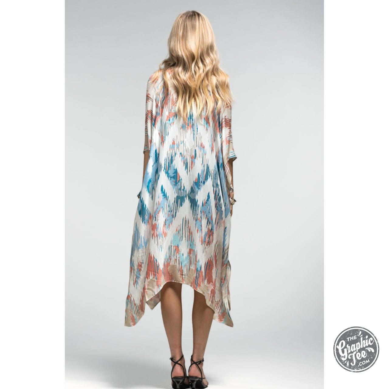 Jessica Blush and Sky Kimono - The Graphic Tee