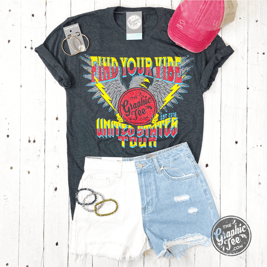 Joanie Vervet High Rise Short With Blocking Detail - The Graphic Tee