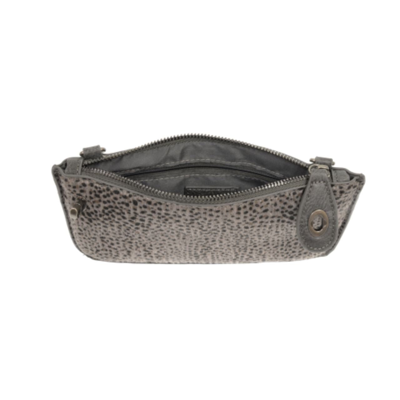 Junie Platinum Mini Crossbody Wristlet Clutch - The Graphic Tee