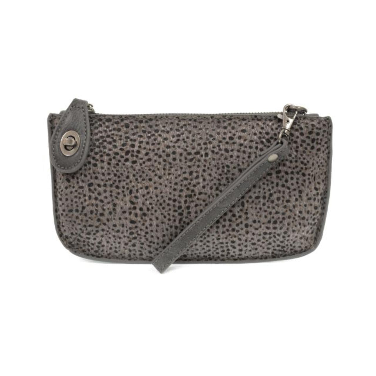 Junie Platinum Mini Crossbody Wristlet Clutch - The Graphic Tee