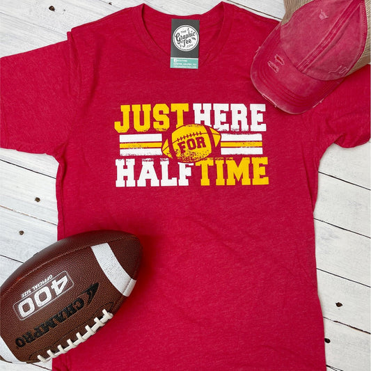 Just Here For Halftime Unisex Tee - The Graphic Tee