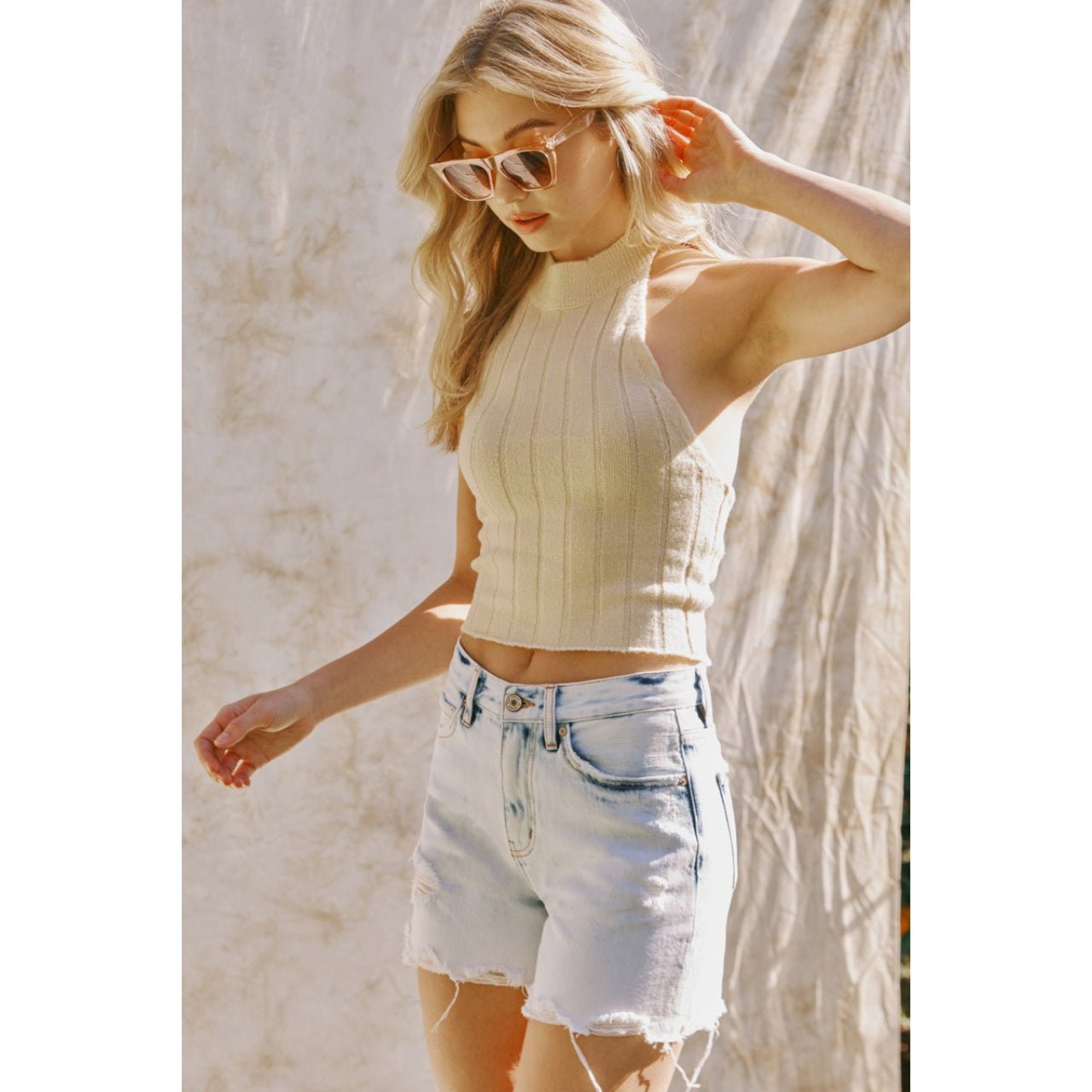 Kancan Bellini High Rise Shorts - The Graphic Tee