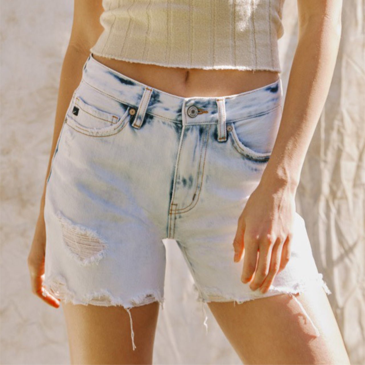Kancan Bellini High Rise Shorts - The Graphic Tee