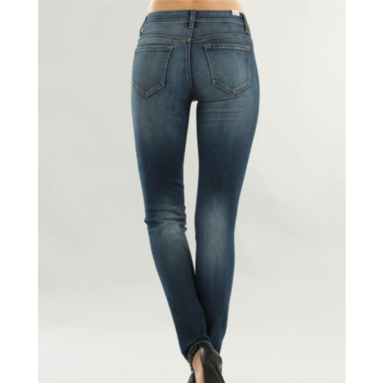 Kancan Mid Rise Super Skinny Jeans - The Graphic Tee