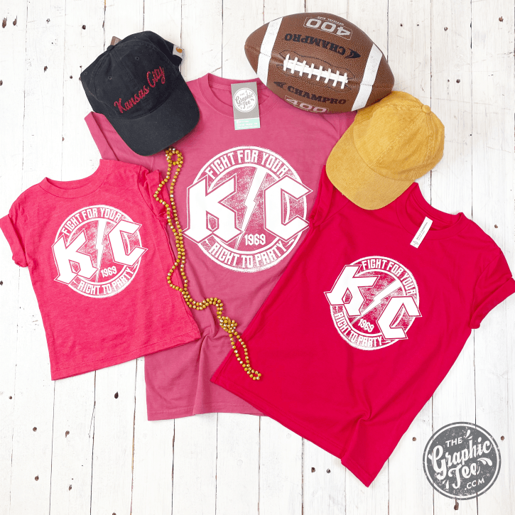 KC Rock Red YOUTH Short Sleeve Tee - The Graphic Tee