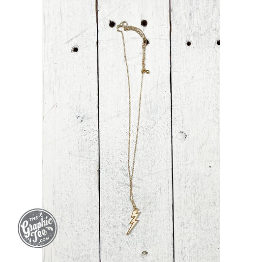 Kelsie Lightning Bolt Necklace - The Graphic Tee