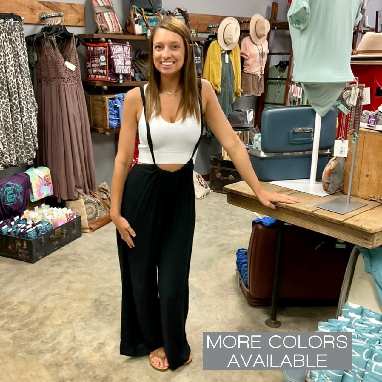 Kelsie Suspender Jumpsuit - The Graphic Tee