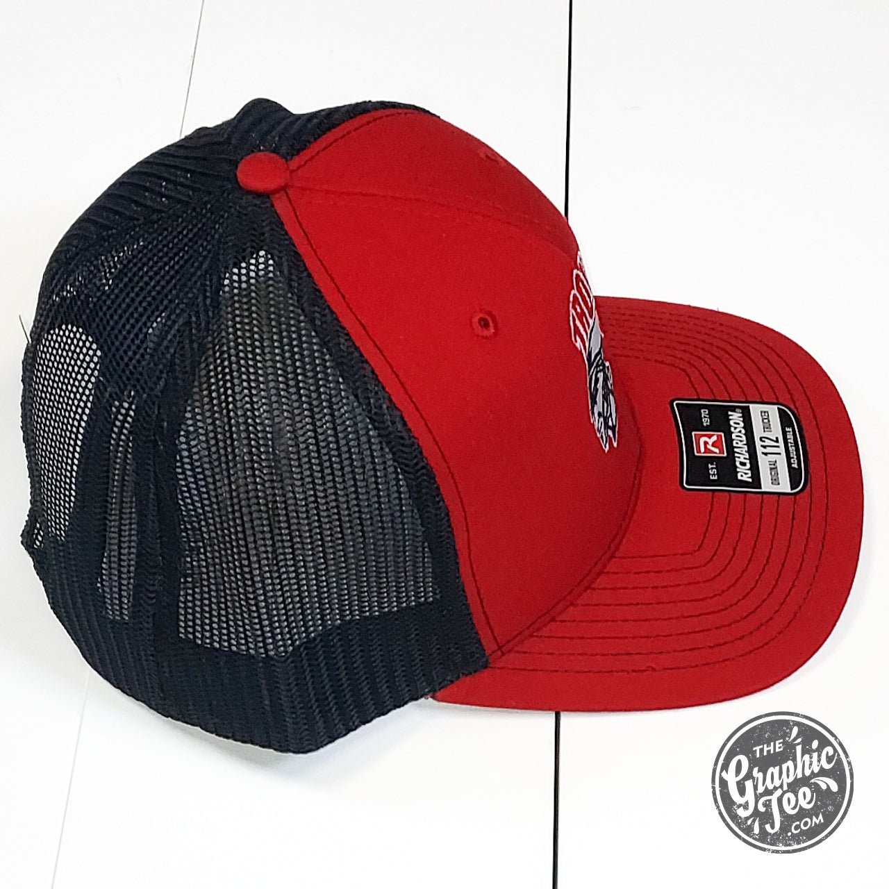 Leesburg Trojan Red and Black Embroidered Hat - The Graphic Tee