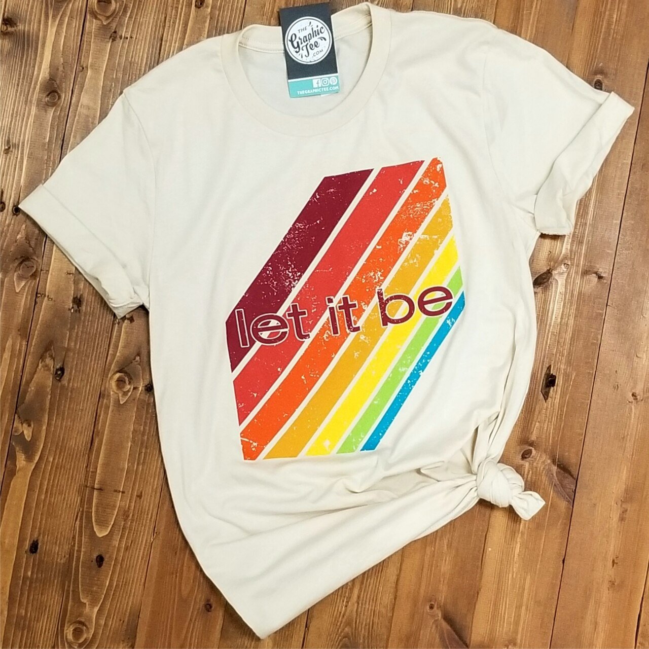 Let it Be - Natural Tee - The Graphic Tee