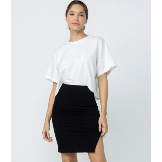Malia Double Layered Pencil Skirt - The Graphic Tee