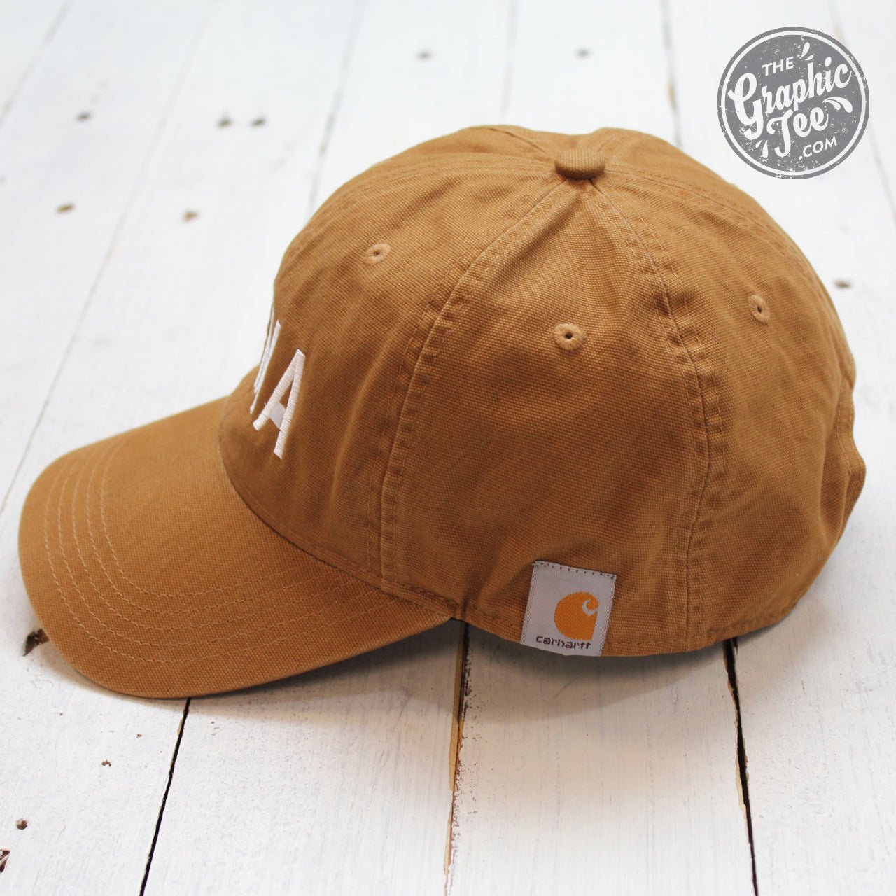 Mama - Carhartt Brown Washed Canvas Hat - The Graphic Tee