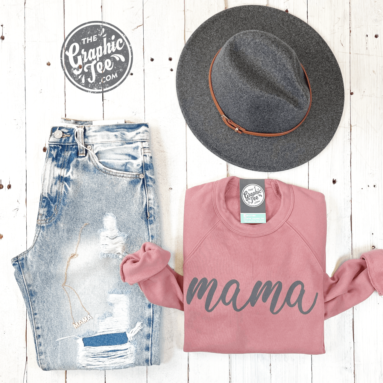 Mama Sponge Fleece Sweatshirt - The Graphic Tee