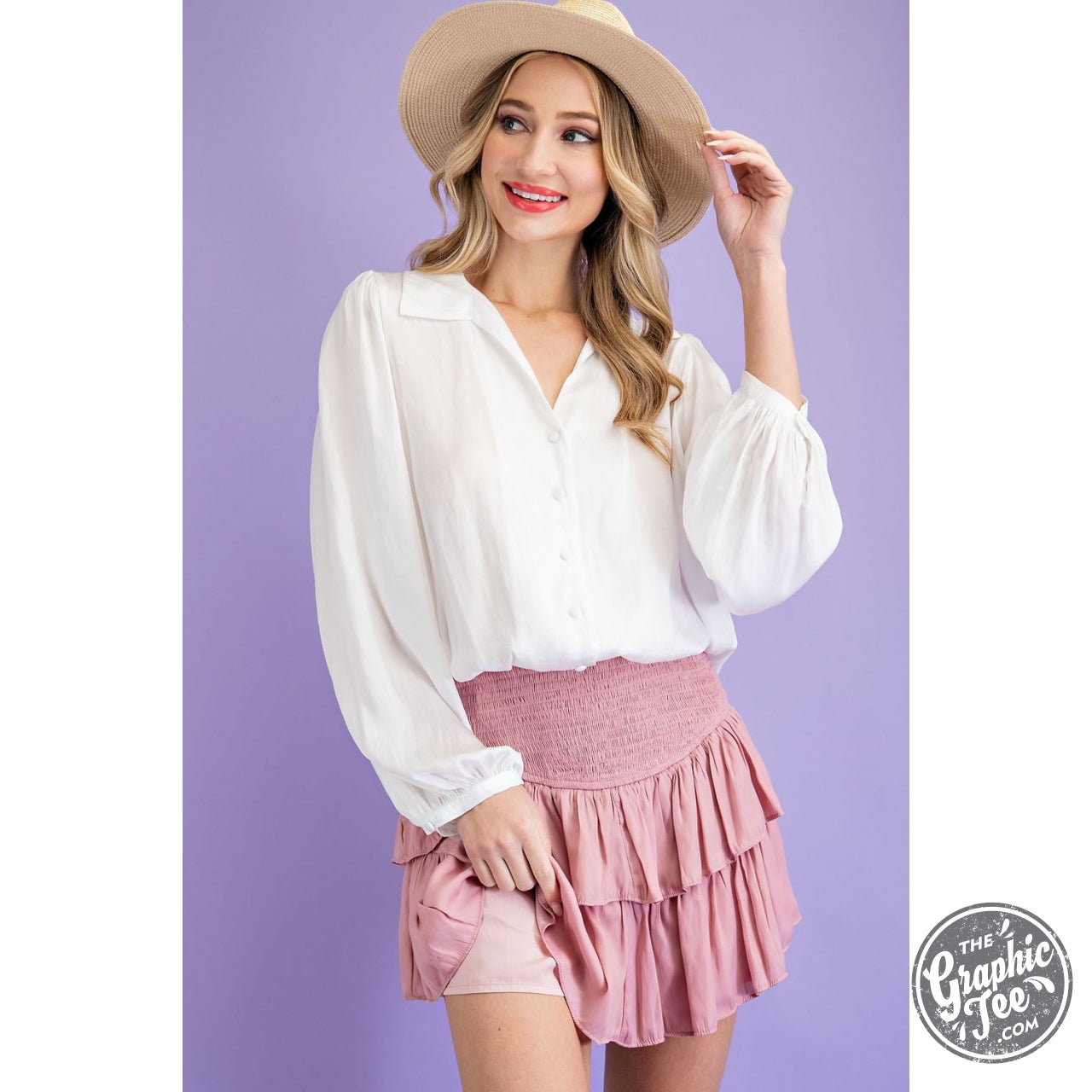 Missy Mini Ruffle Skirt - The Graphic Tee
