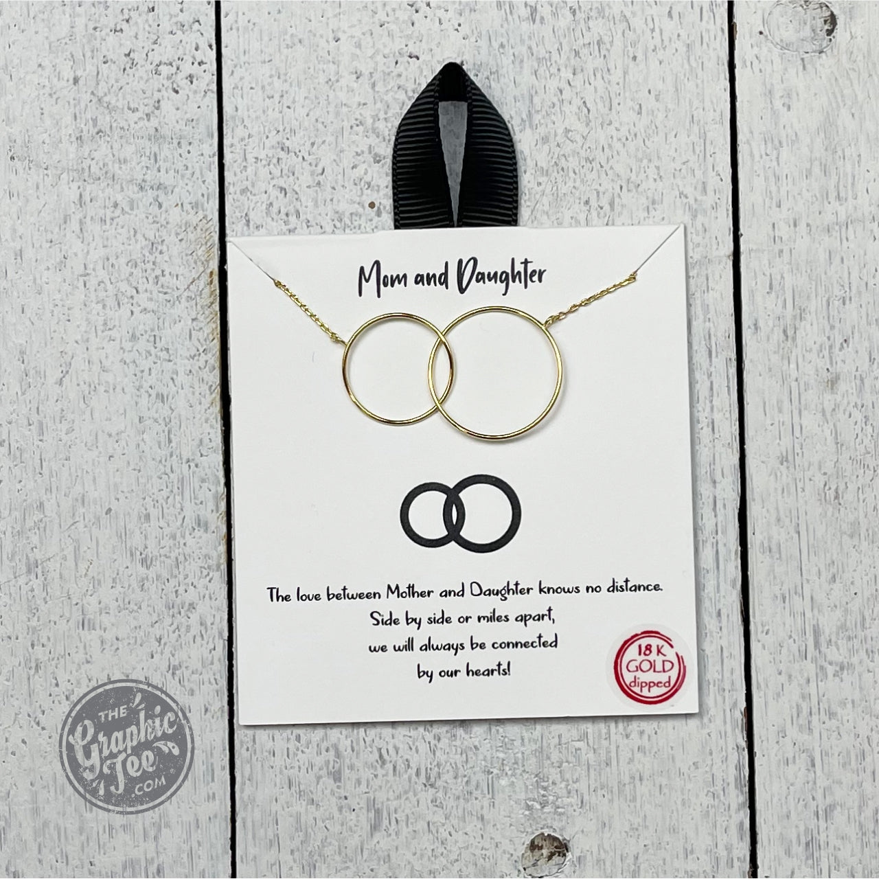 Mom and Daughter Necklace - The Graphic Tee