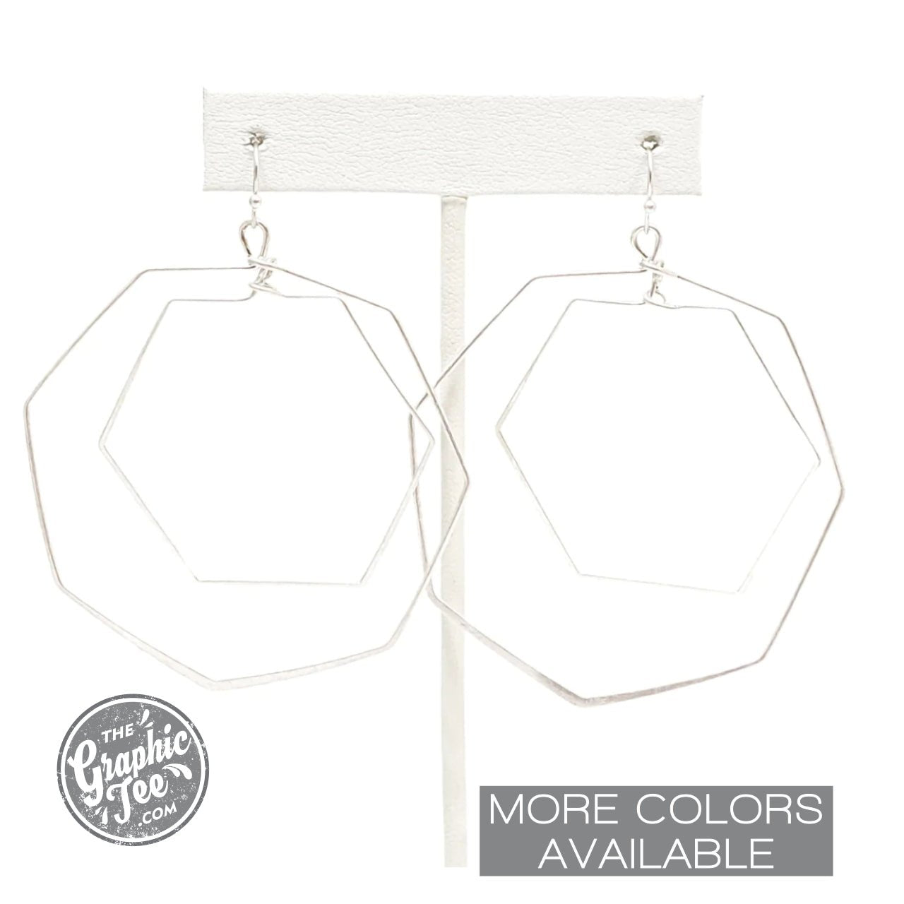 Naquia Geometric Hoop Earrings - The Graphic Tee