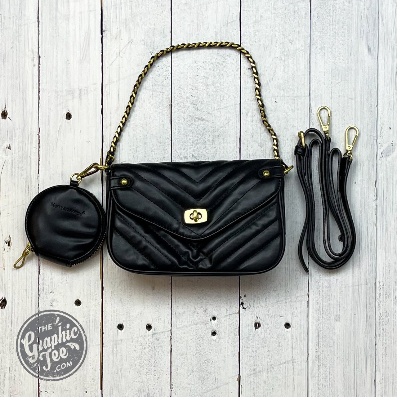 Oakleigh Mini Chevron Purse - The Graphic Tee