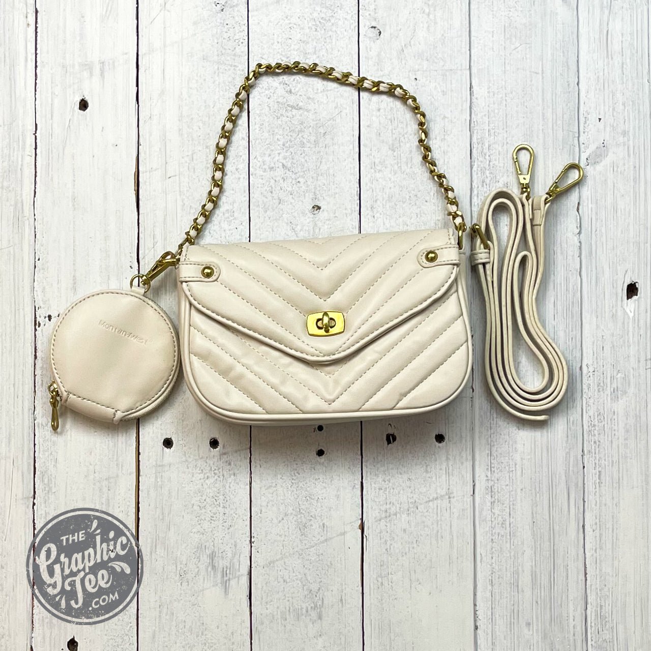 Oakleigh Mini Chevron Purse - The Graphic Tee
