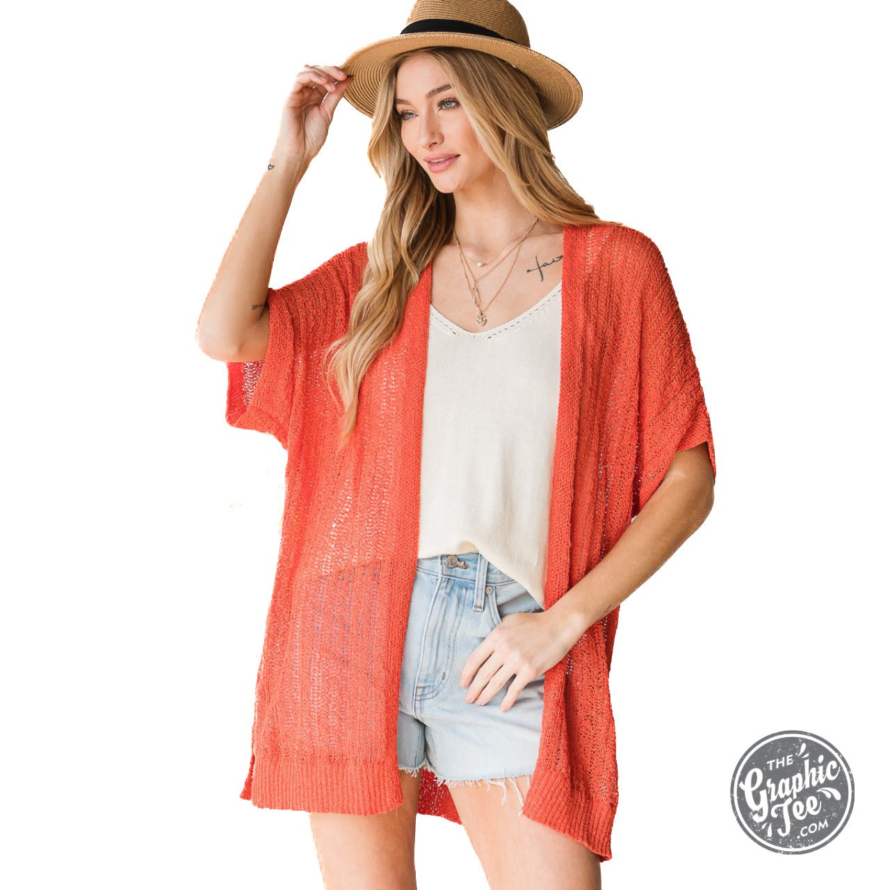 Oh Honey Lightweight Knit Cardigan - The Graphic Tee