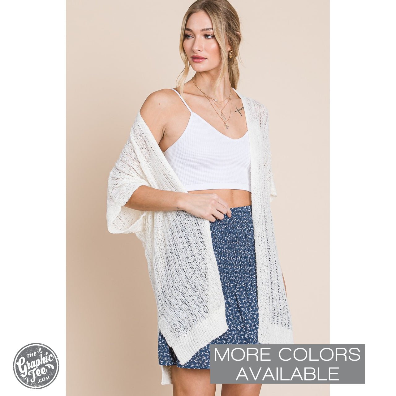 Oh Honey Lightweight Knit Cardigan - The Graphic Tee