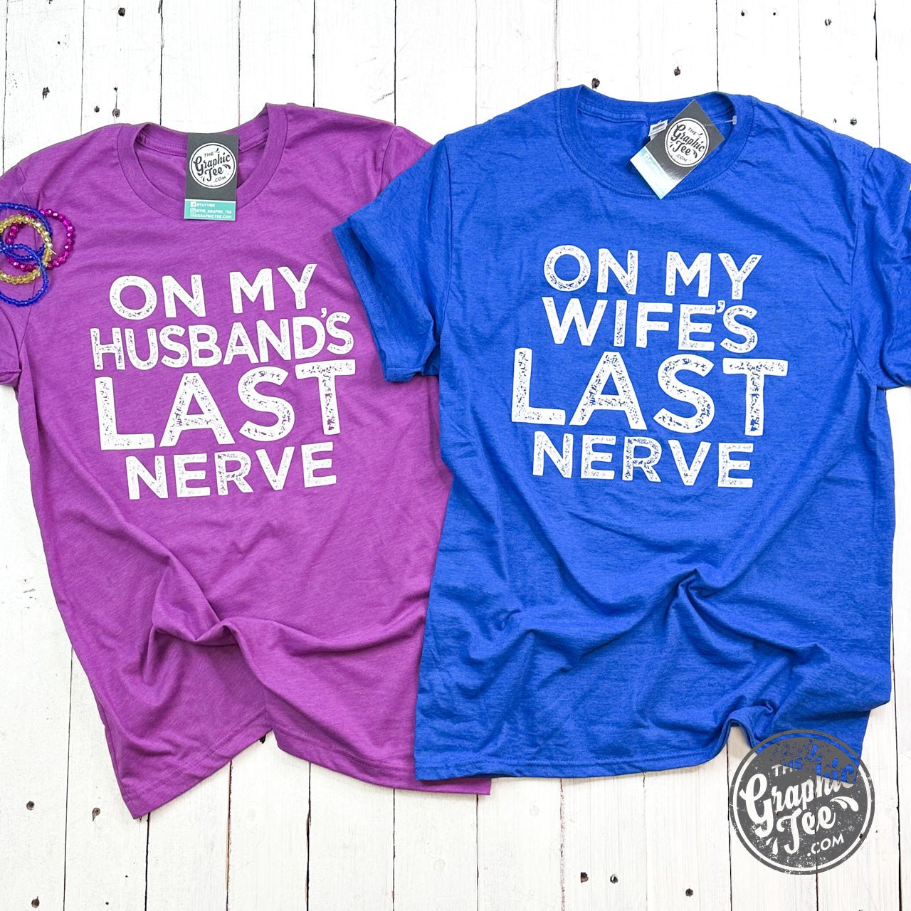 On My Husband's Last Nerve Unisex Tee - The Graphic Tee