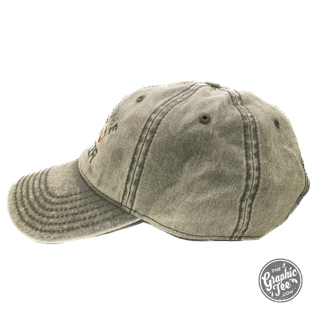 Part Time Hooker - Vintage Olive Cap - The Graphic Tee