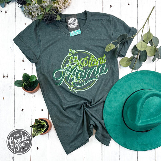 Plant Mama Short Sleeve Crewneck Tee - The Graphic Tee