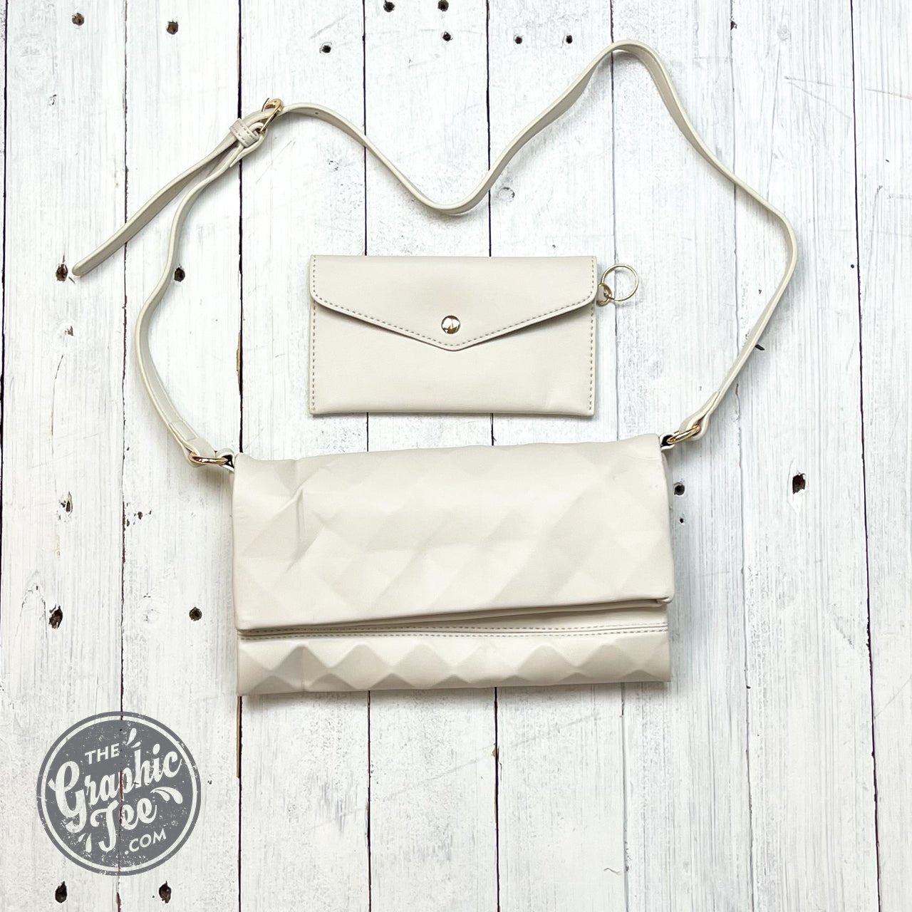 Posie Fold Over Flap Crossbody - The Graphic Tee