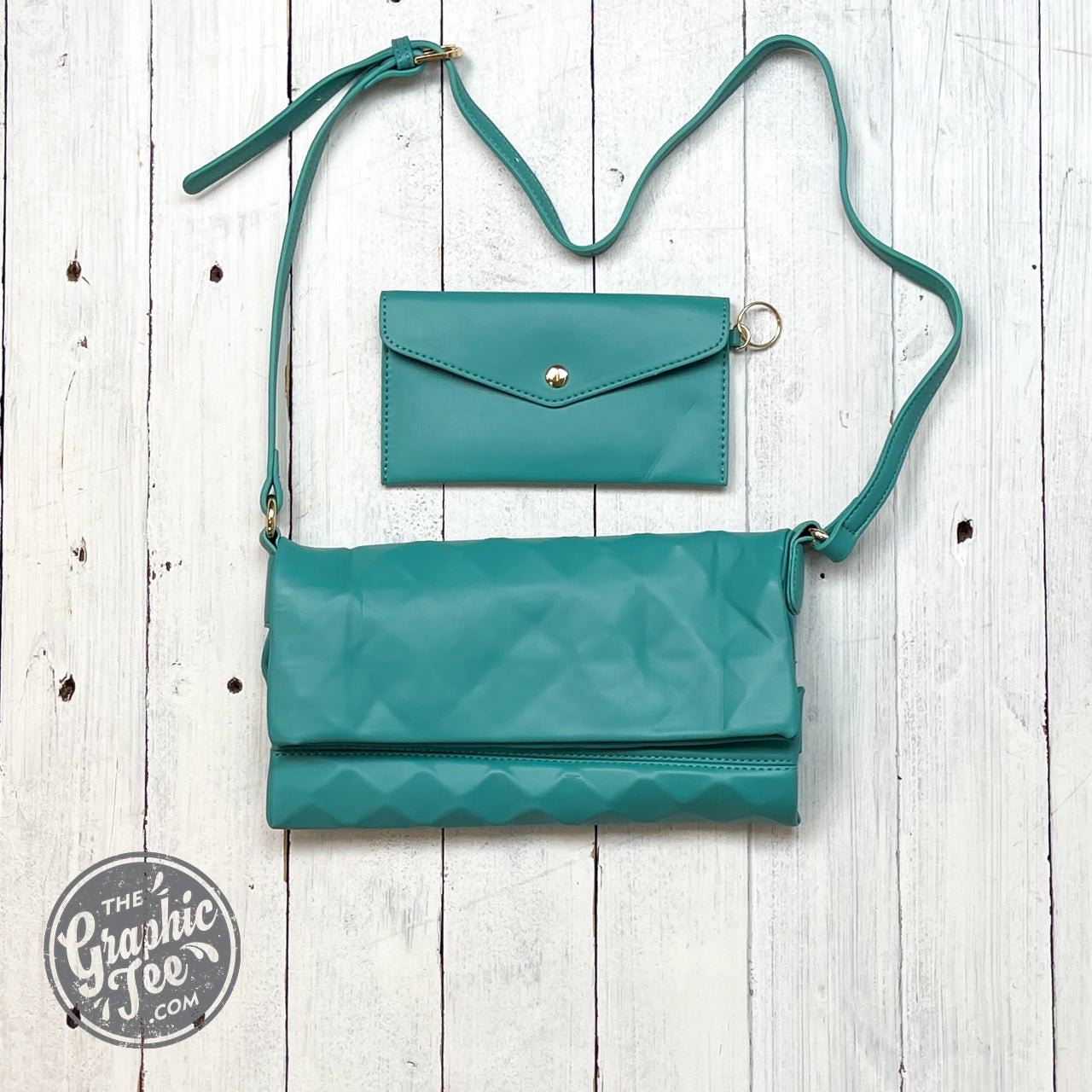 Posie Fold Over Flap Crossbody - The Graphic Tee