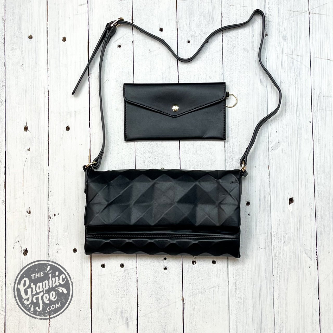 Posie Fold Over Flap Crossbody - The Graphic Tee