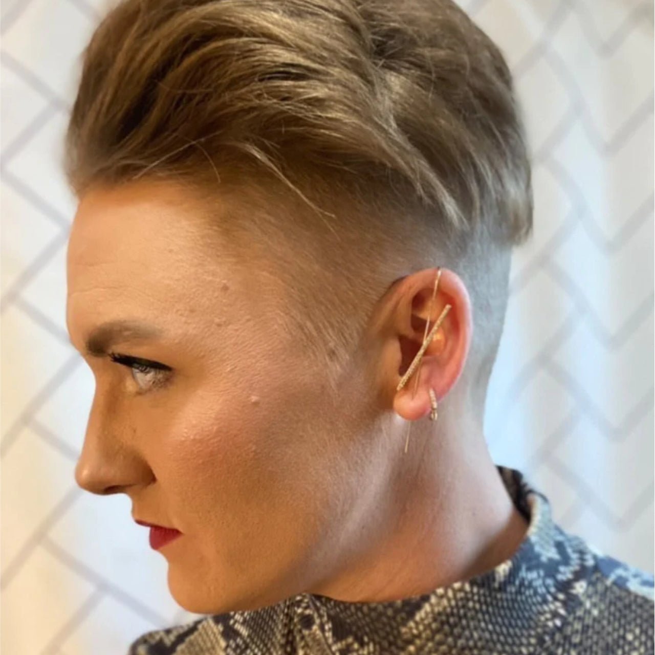 Pressley Needle Earring - The Graphic Tee