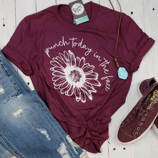 Punch Today In The Face Unisex Tee - The Graphic Tee