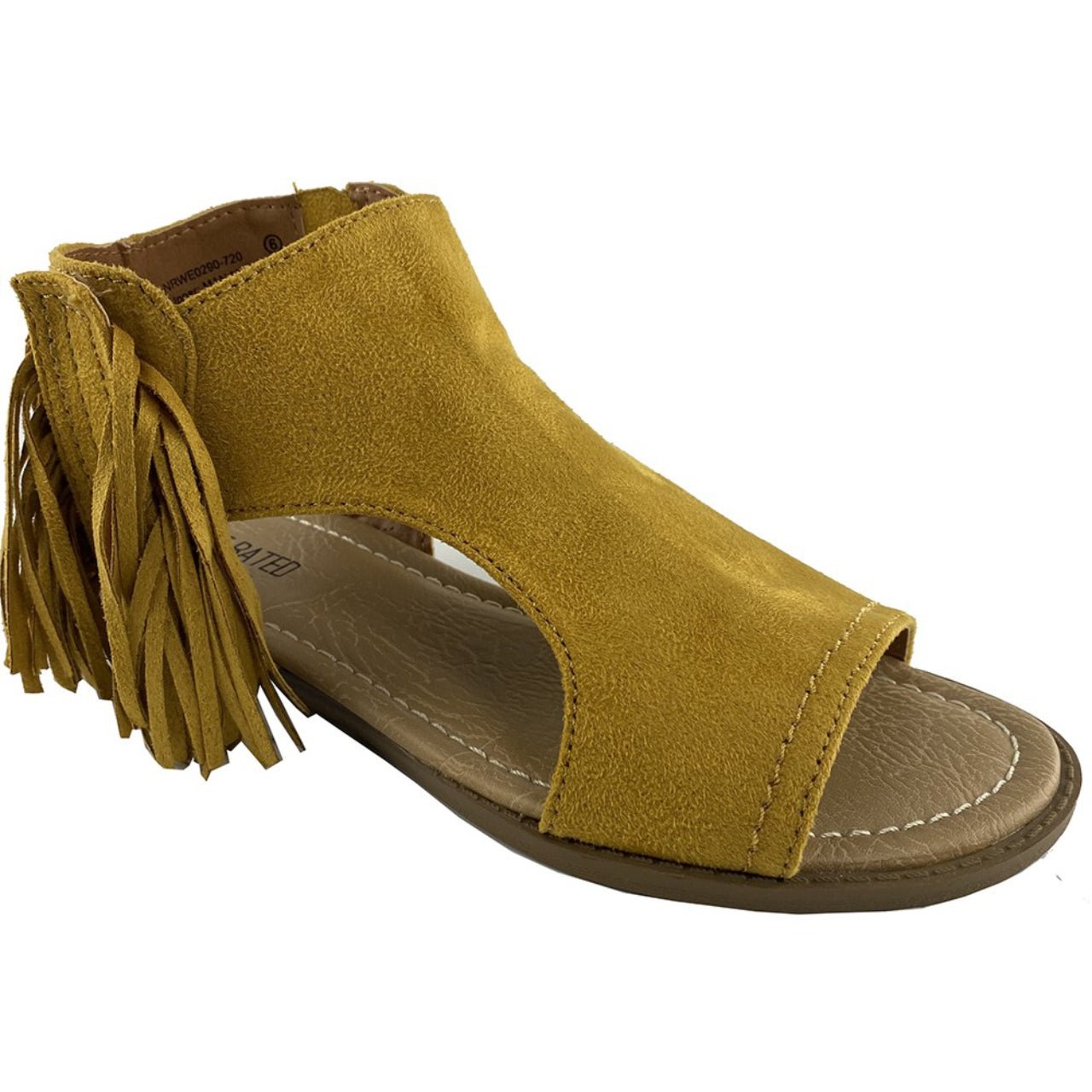 Raya Ankle Fringe Sandals - The Graphic Tee