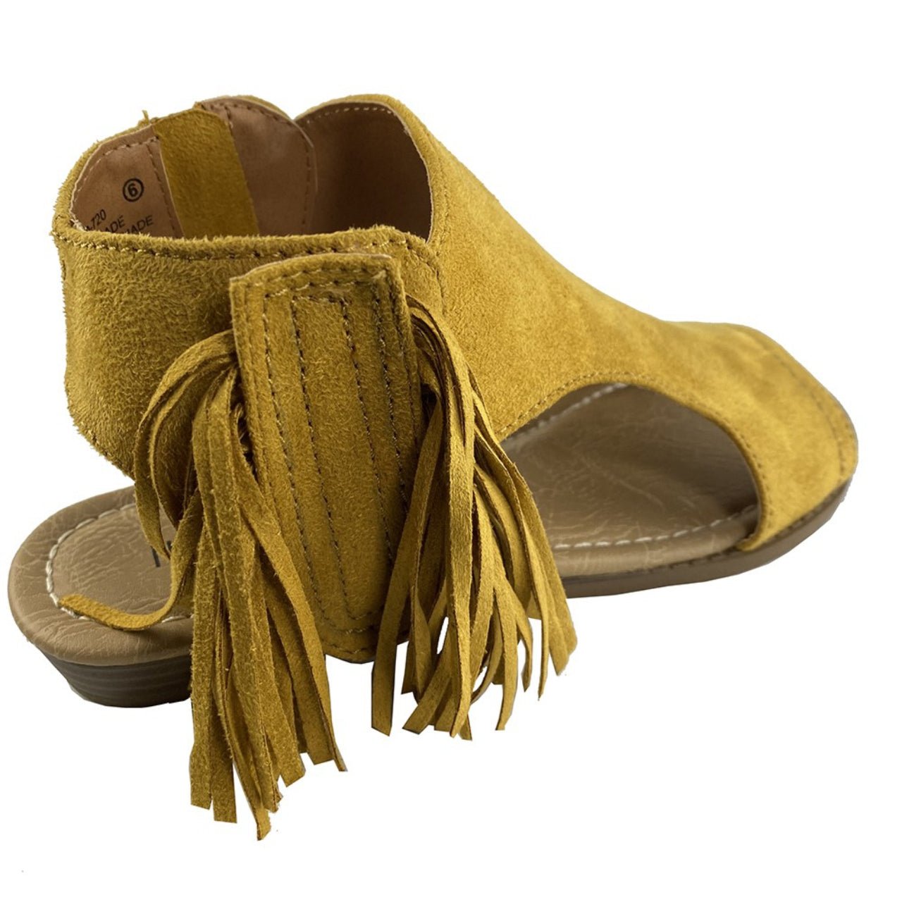 Raya Ankle Fringe Sandals - The Graphic Tee