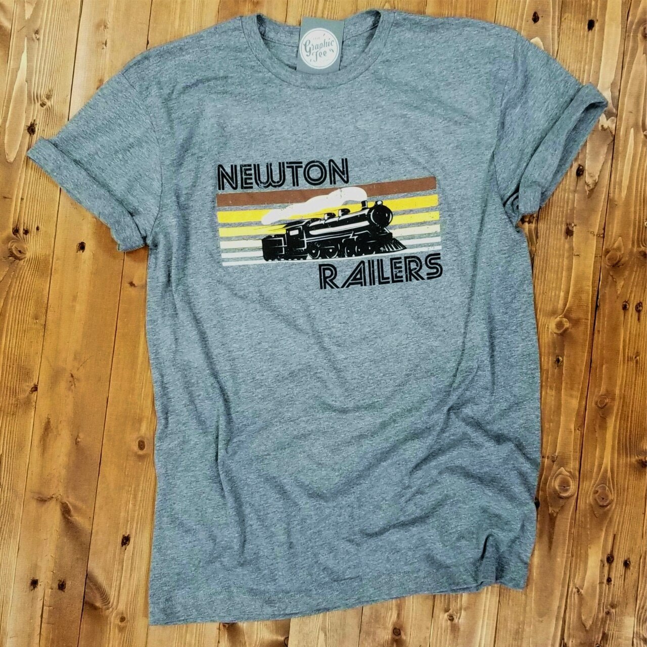 Retro Newton Railers - Adult Tee - The Graphic Tee
