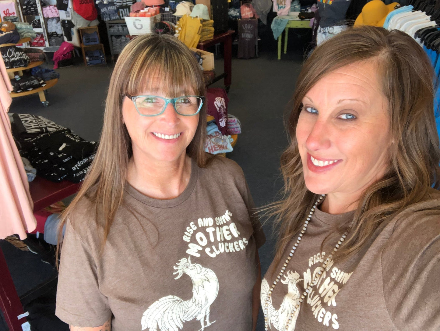 Rise and Shine Mother Cluckers - Unisex Tee - The Graphic Tee