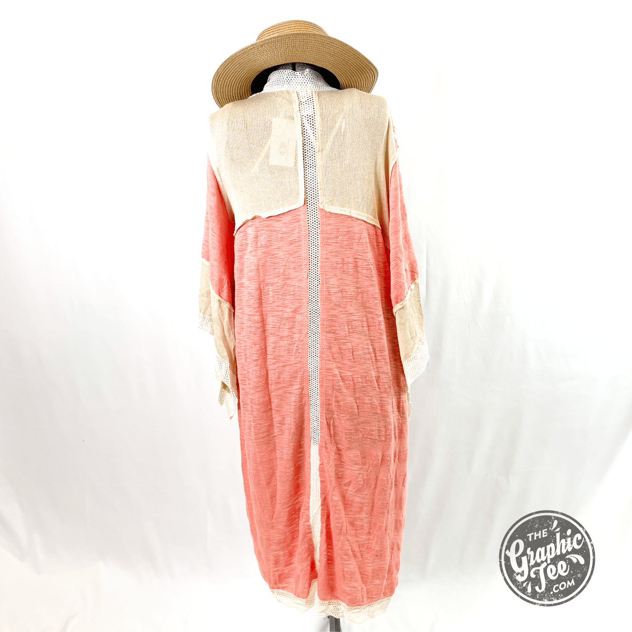 Saraya Long Knit Kimono With Bell Sleeve - The Graphic Tee