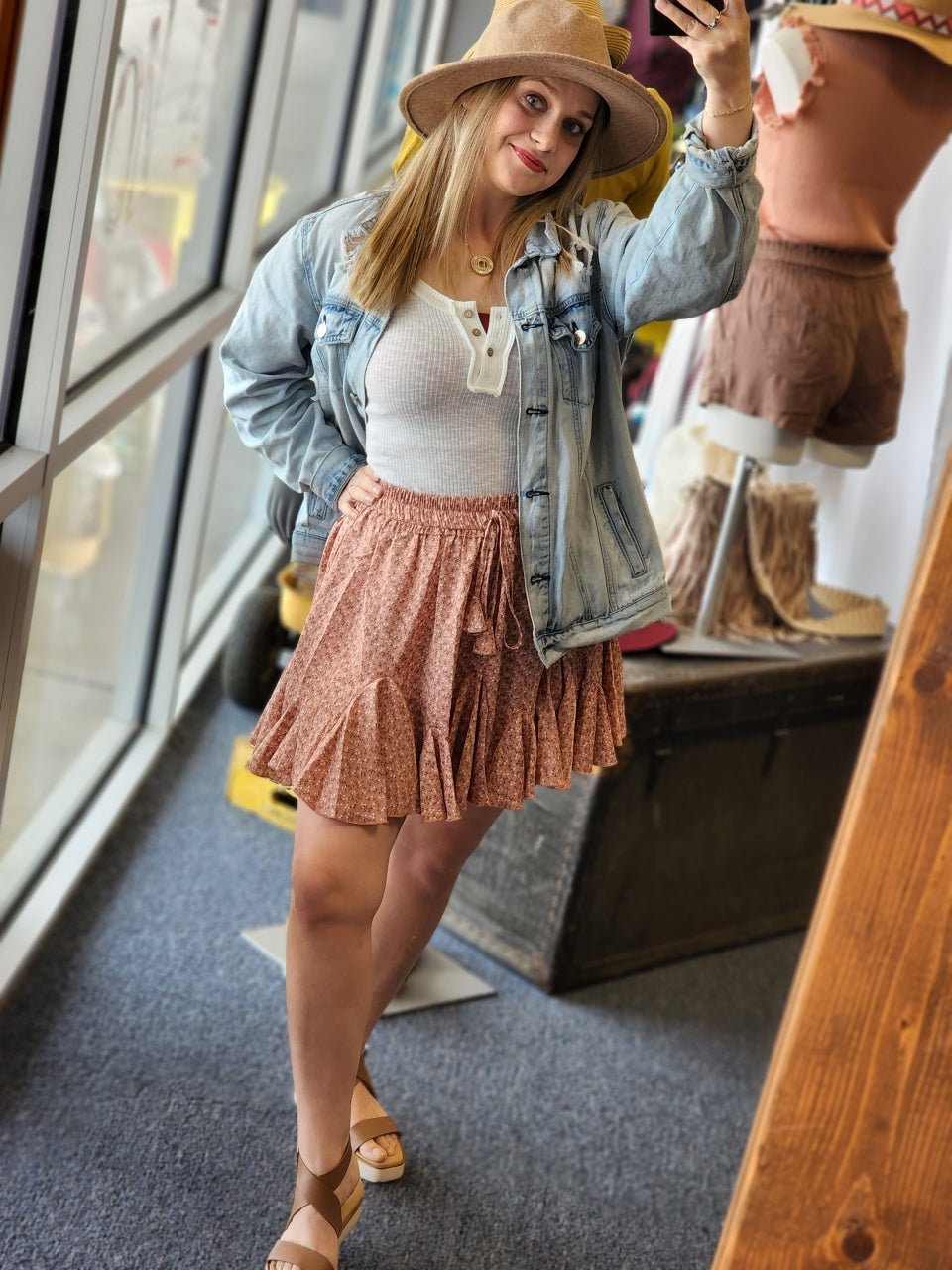 Sicily Mini Skirt - The Graphic Tee