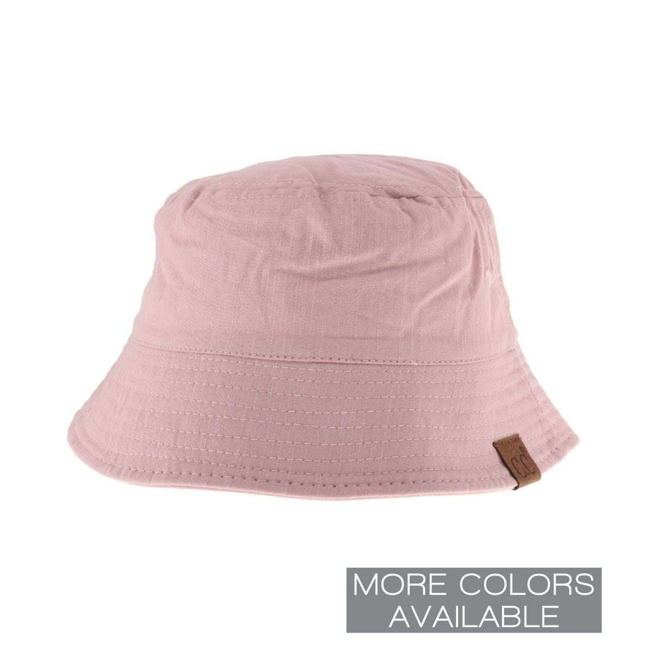 Solid Cotton C.C Bucket Hat - The Graphic Tee