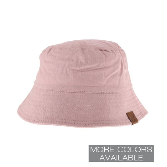 Solid Cotton C.C Bucket Hat - The Graphic Tee