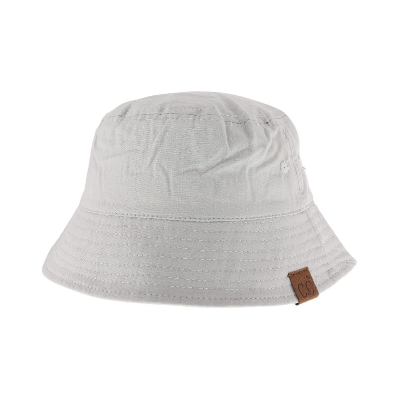 Solid Cotton C.C Bucket Hat - The Graphic Tee