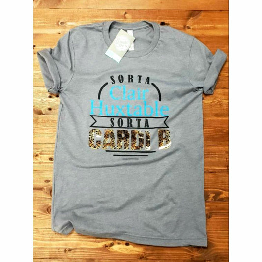 Sorta Clair Huxtable, Sorta Cardi B - Heather Storm Tee - The Graphic Tee