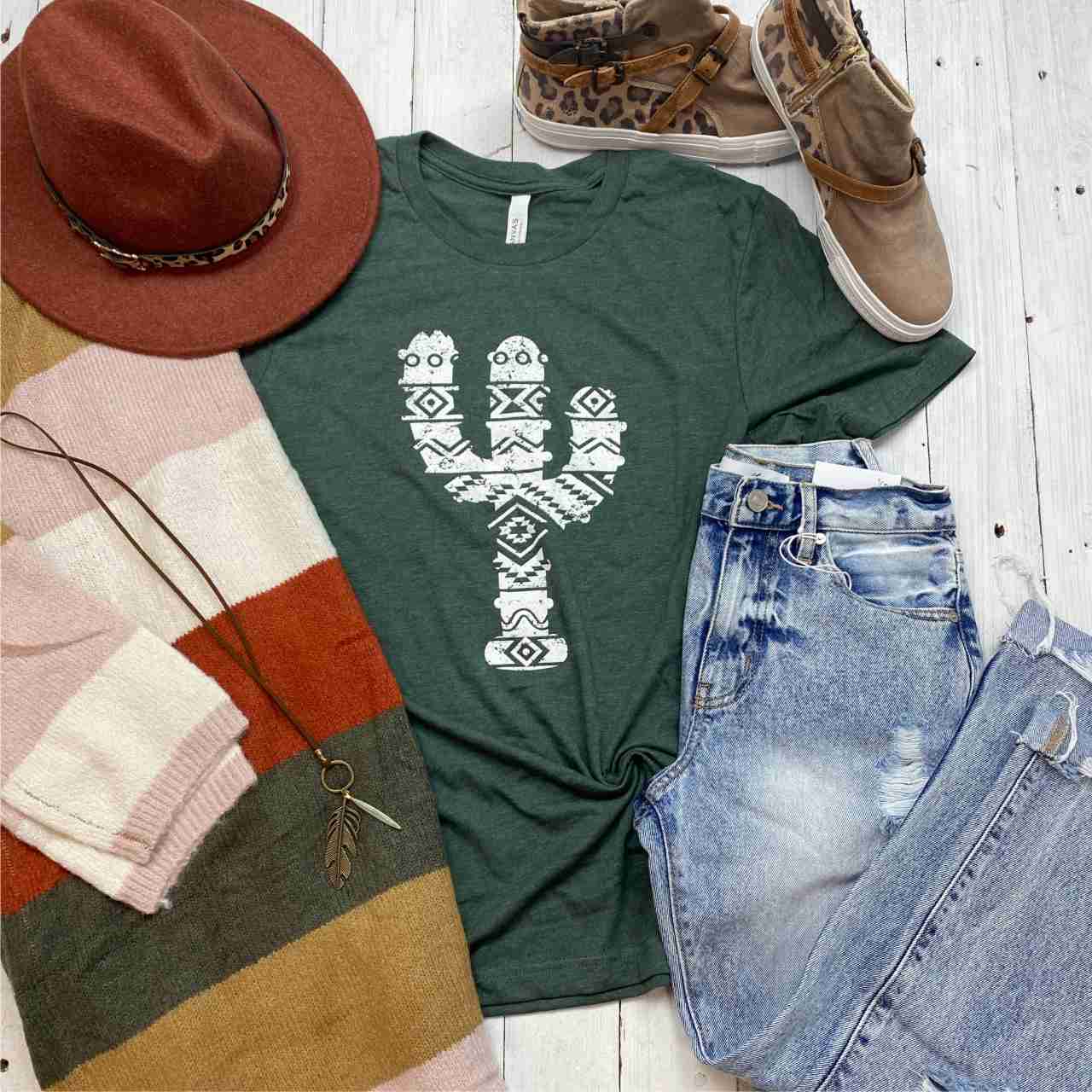 Southwest Cactus Unisex Tee - The Graphic Tee