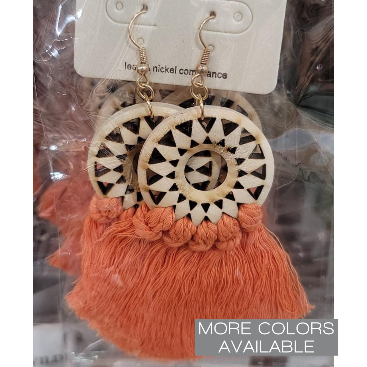 Sunburst Fringe Earrings - The Graphic Tee