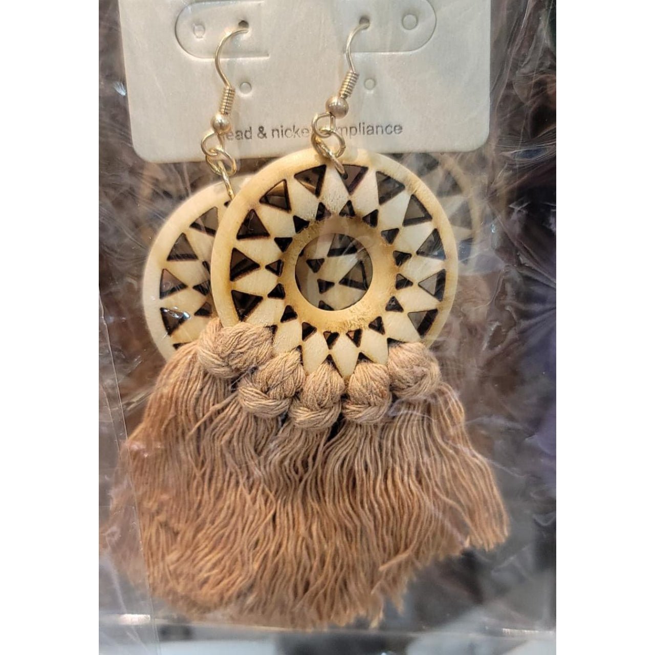 Sunburst Fringe Earrings - The Graphic Tee