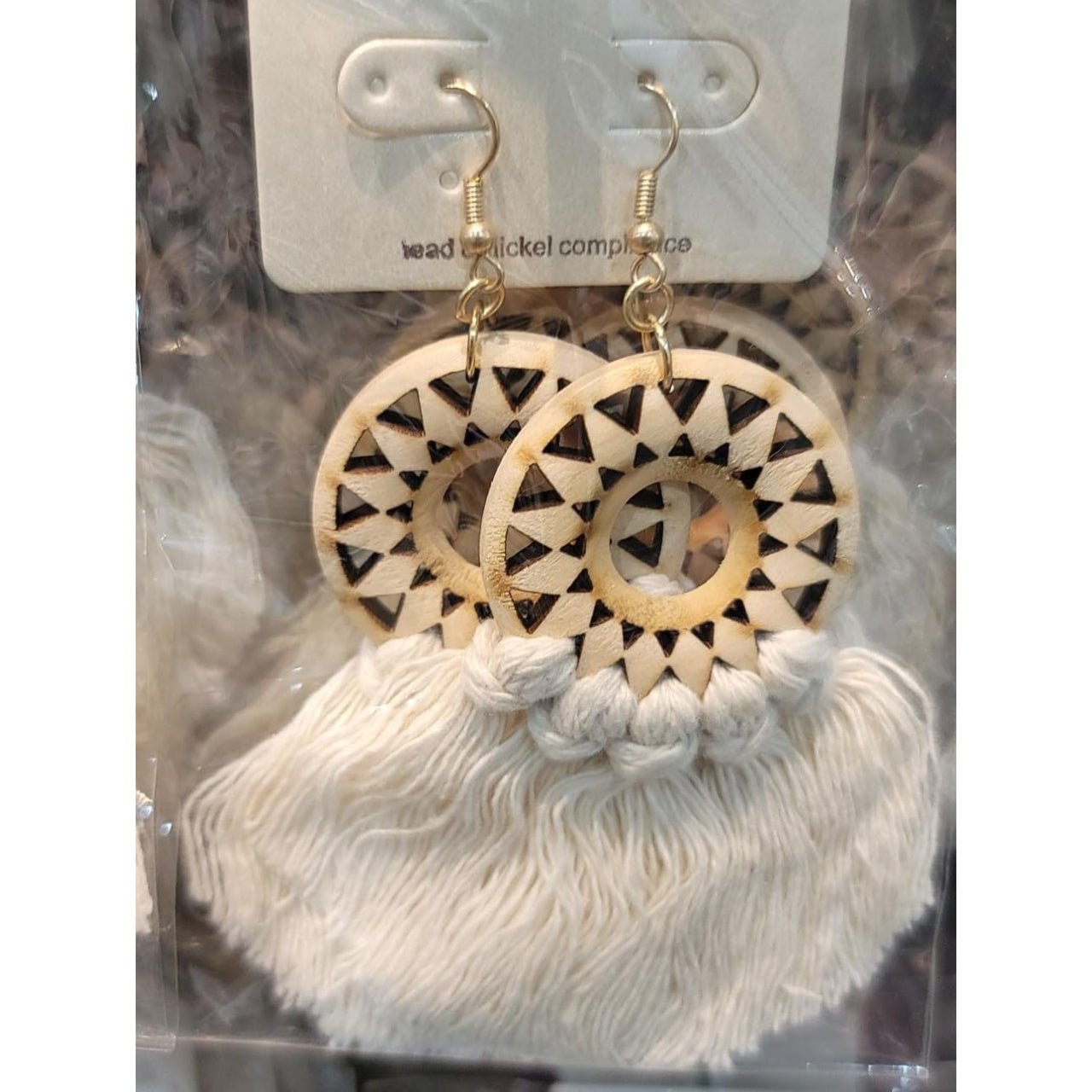 Sunburst Fringe Earrings - The Graphic Tee