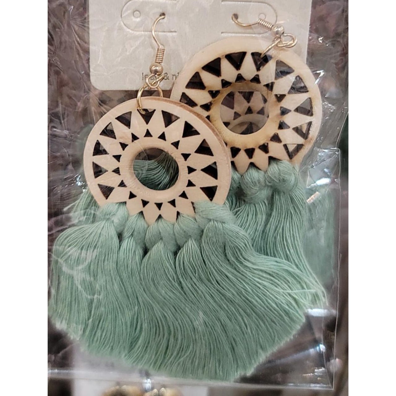 Sunburst Fringe Earrings - The Graphic Tee