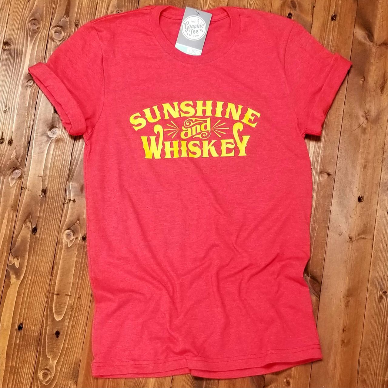 Sunshine and Whiskey - Unisex Tee - The Graphic Tee
