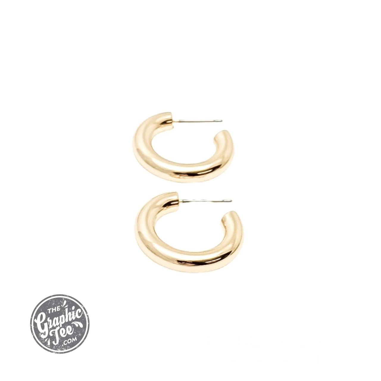 Sylvie Hoop Earrings in Gold