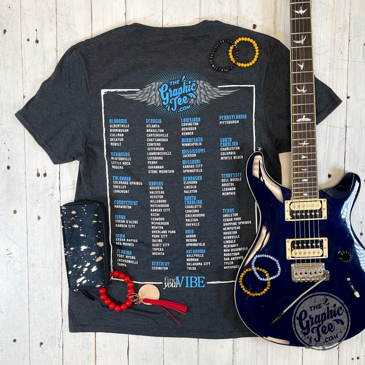 The Graphic Tee US Tour Concert Unisex Short Sleeve Tee - The Graphic Tee